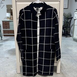 Tahari Black and White Knit Sweater